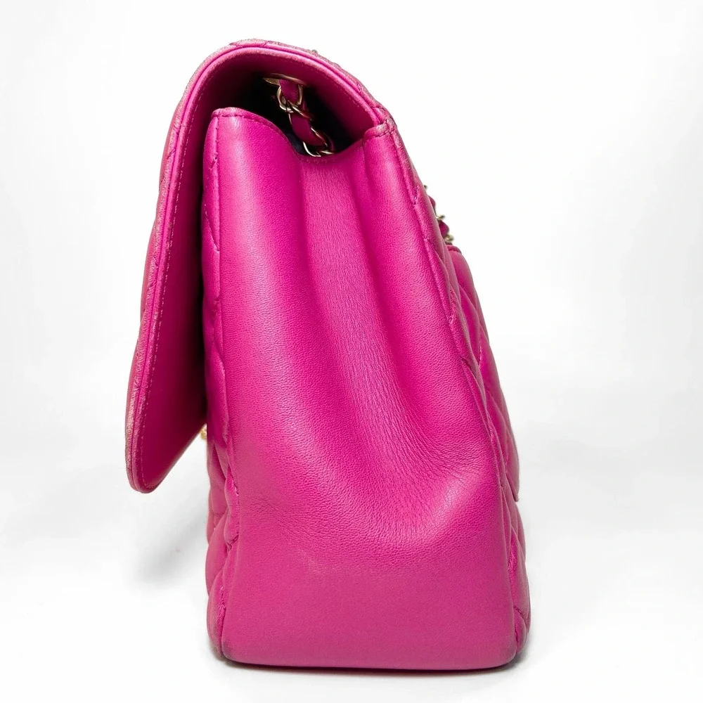 CHANEL Jumbo Mademoiselle Chic Flap Bag Pink - Picture 5 of 16